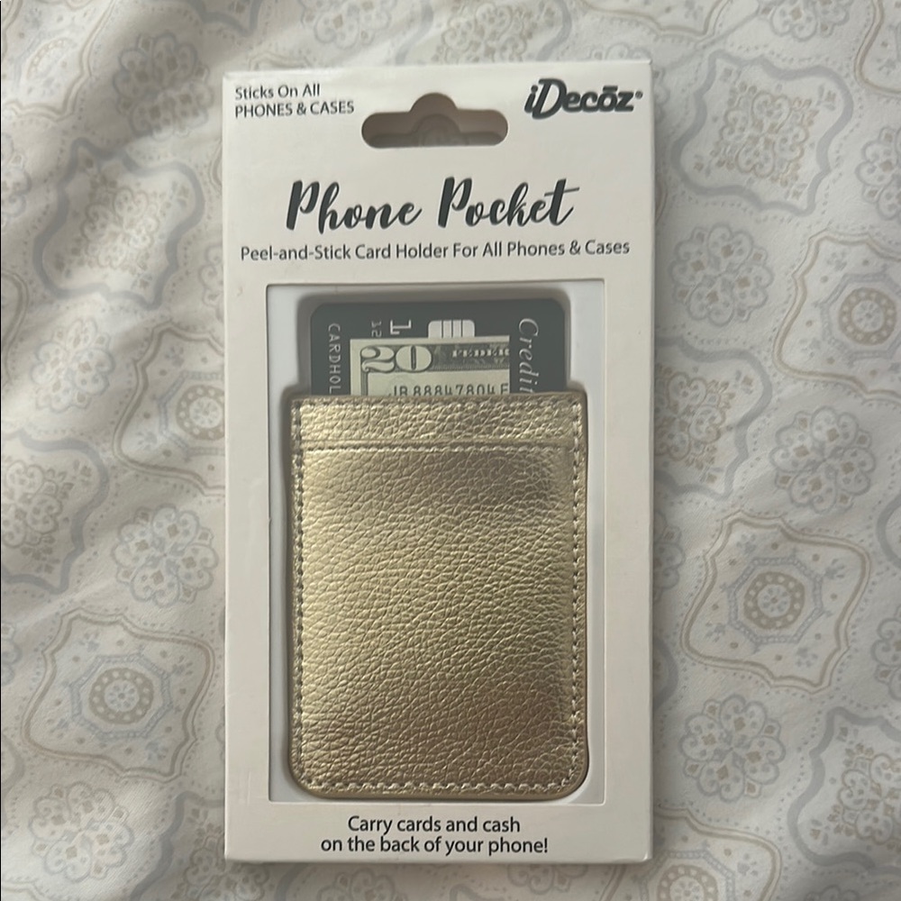Gold Phone Pocket